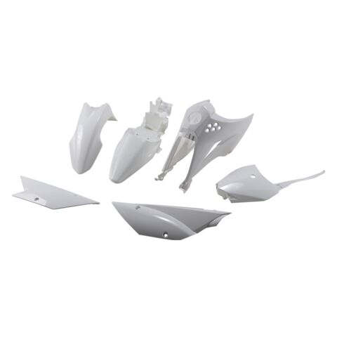 UFO Plastic Kit Kawasaki KLX110 2010-2026 White [Demo - Acceptable]