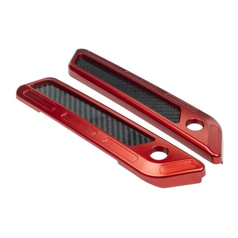 HogWorkz Anodized Saddlebag Latch Covers For Harley Touring 2014-2025