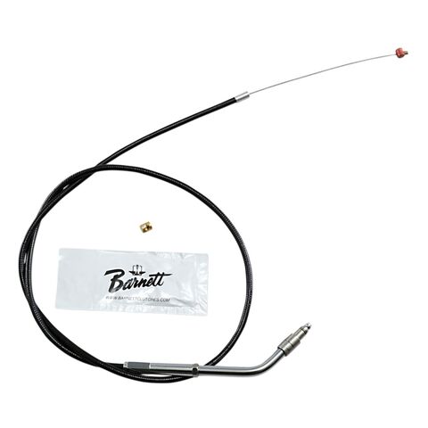 Barnett Black Vinyl Throttle Cable For Harley Sportster 1996-2006 Stock [Open Box]