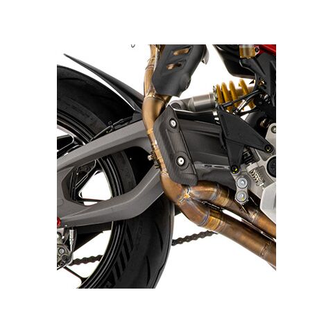 Arrow Round-Sil Carbon Fiber Heat Shield Ducati Hypermotard V2 / SP 2026