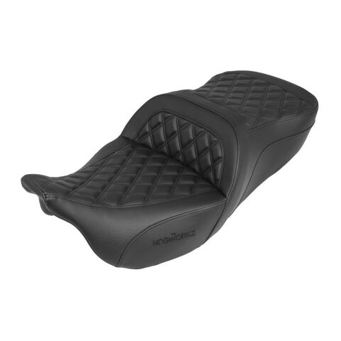 HogWorkz Saddlesoft Diamond Stitch Seat For Harley Touring 2008-2025