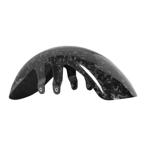HogWorkz Gloss Forged Carbon Fiber Front Fender For Harley Touring 2023-2026