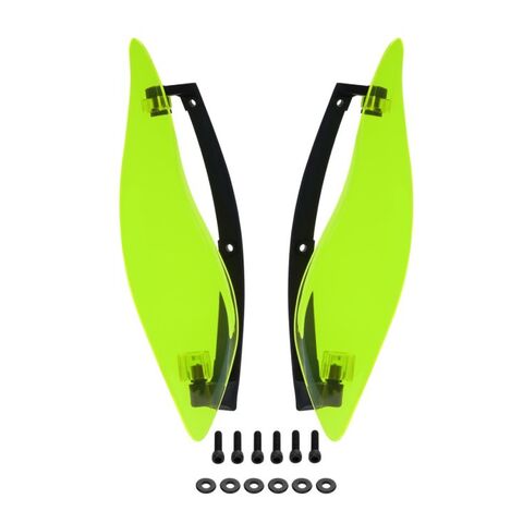 HogWorkz Adjustable Batwing Air Deflectors For Harley Touring 2014-2025