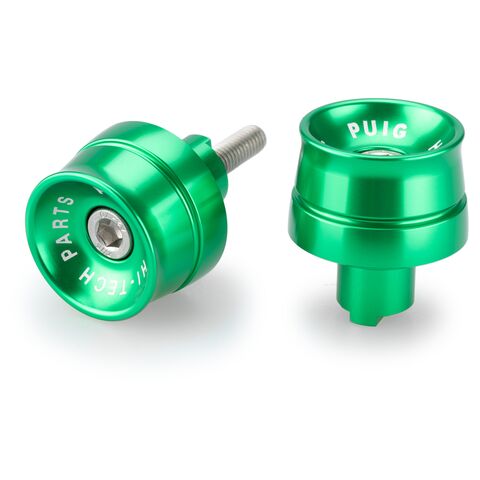 Puig Speed Bar Ends Kawasaki Ninja 650 / Z650 / Ninja 7 Hybrid 2020-2026 Green [Blemished - Good]