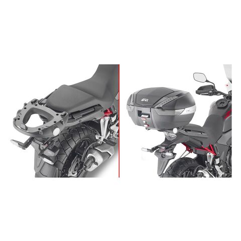 Givi SR1171 Top Case Support Bracket Kit Honda CB500X / NX500 2013-2026 Black / Rack Only [Blemished - Very Good]