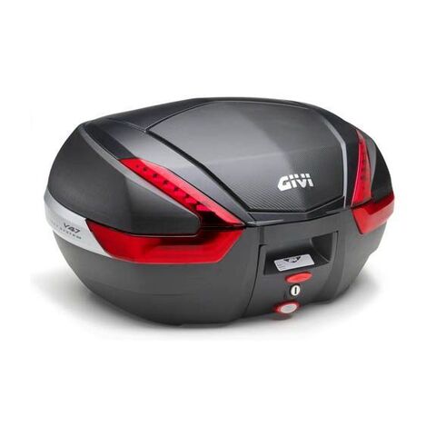 Givi V47 Monokey Top Case Matte Black/Carbon / Top Case Only [Open Box]