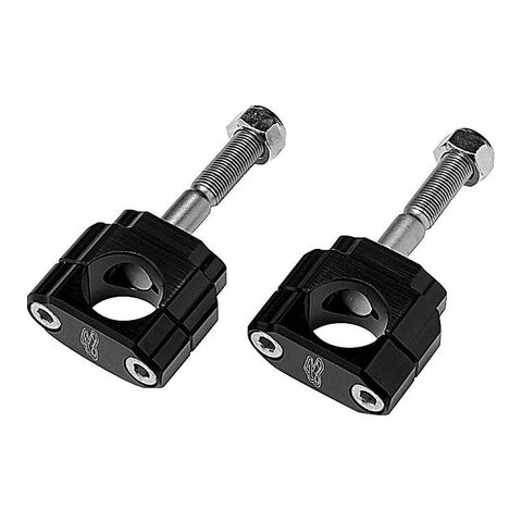 Renthal Bar Mounts 1-1/8" Honda / Kawaski / Suzuki / Yamaha Black / 5mm Offset [Previously Installed]