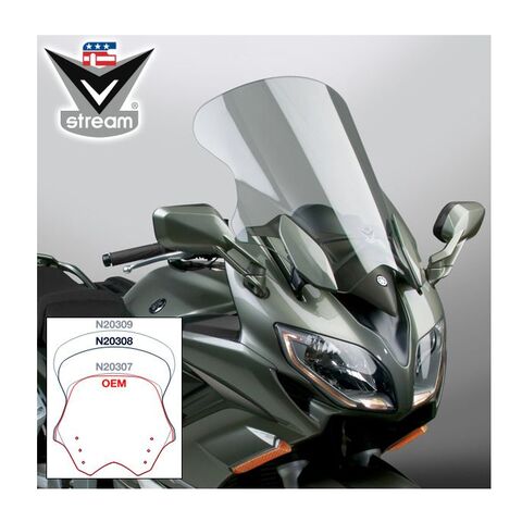 National Cycle VStream Sport Touring Windscreen Yamaha FJR1300 2013-2024 Light Tint [Previously Installed]