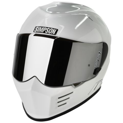 Simpson Ghost Bandit Helmet White / MD [Blemished - Good]