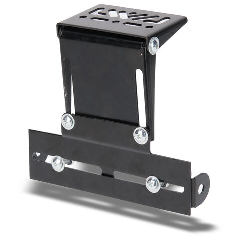 Speedmetal License Plate Bracket Black / With Mounting Plate [Previously Installed]
