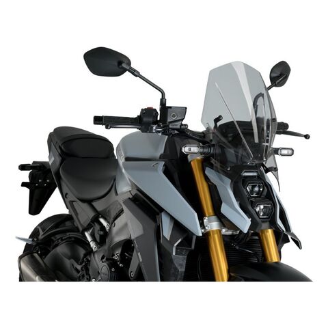 Puig Touring Naked New Generation Windscreen Suzuki GSX-S1000 2026 Smoke [Blemished - Very Good]