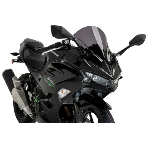 Puig Z-Racing Windscreen Kawasaki Ninja 500 2024-2026 Dark Smoke [Blemished - Good]