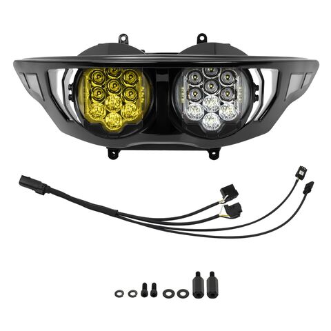 HogWorkz Sabertooth Performance LED Headlight For Harley Road Glide 2023-2026