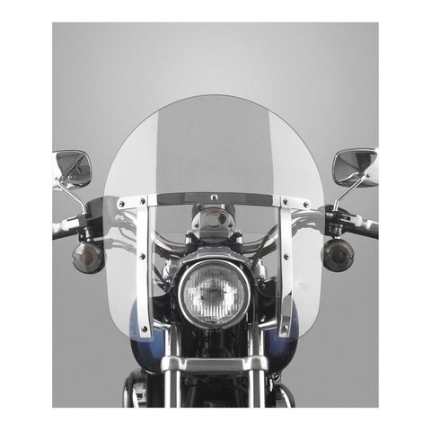 National Cycle Low Boy Heavy Duty Windshield For Harley Clear [Open Box]