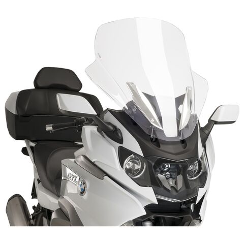 Puig Touring Windscreen BMW K1600GT / K1600GTL / K1600 Grand America 2011-2026 Light Smoke / Standard [Open Box]
