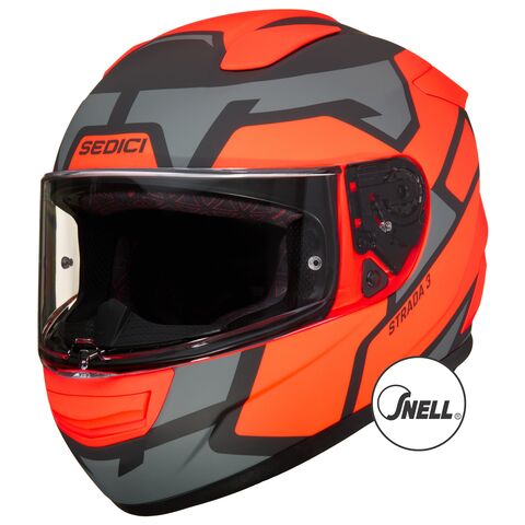 SEDICI Strada 3 Primo Ritmo Helmet Matte Red/Grey / XS [Blemished - Very Good]