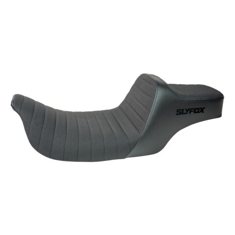 SlyFox Performance HighNoon Seat For Harley Touring 1997-2007 Black Logo [Blemished - Good]