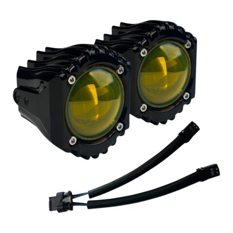 Custom Dynamics Shark Demon LED Fog Lights For Harley Touring 2026