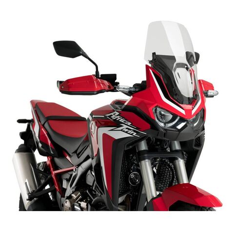 Puig Touring Windscreen Africa Twin 2020-2025 Clear / w/o Visor [Open Box] w/o Visor / Clear [Demo - Acceptable]