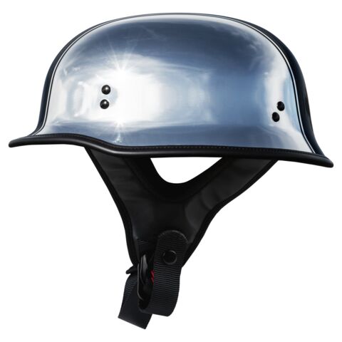 Highway 21 9mm Helmet 2XL / Chrome w/ Black Stripe [Blemished - Very Good]
