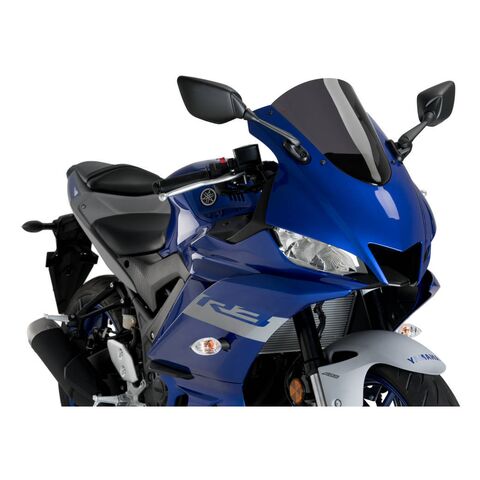 Puig R-Racer Windscreen Yamaha R3 2019-2026 Dark Smoke [Blemished - Good]