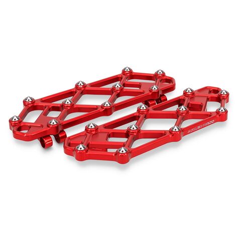 Arlen Ness Diamond Floorboards For Harley 1984-2026 Red [Demo - Acceptable]