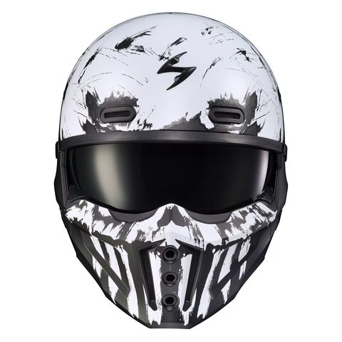 Scorpion EXO Covert X Marauder Helmet Black/White / LG [Open Box] Black/White / LG [Open Box]
