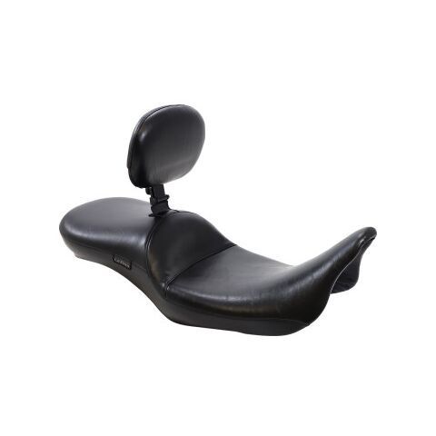 Le Pera Maverick Daddy Long Legs Seat For Harley Touring 2008-2025 Smooth With Driver Backrest [Demo - Acceptable]
