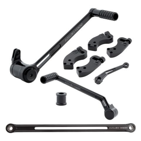 Arlen Ness 3" Extended Foot Control Kit For Harley Touring 2000-2026 Black [Blemished - Good]