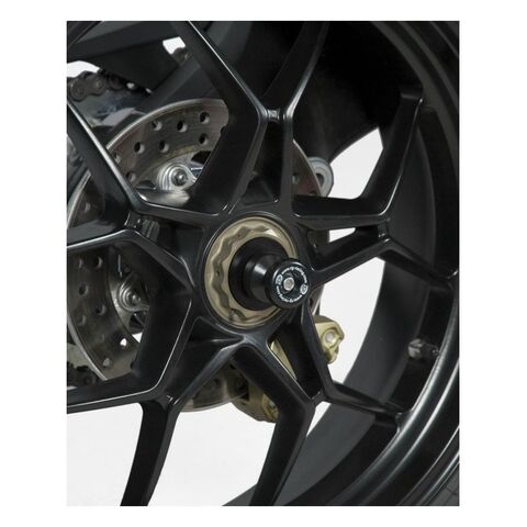 R&G Racing Rear Axle Sliders Triumph Speed Triple / R / S 2011-2020 Black [Previously Installed]