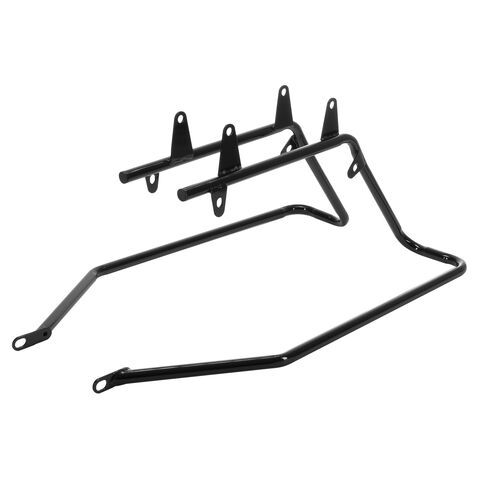 HogWorkz Saddlebag Conversion Brackets For Harley Softail 2018-2026 Black [Demo - Acceptable]
