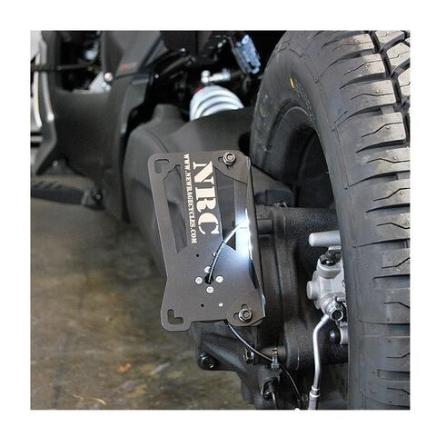 New Rage Cycles Side Mount License Plate For Can Am Ryker 2019-2025 [Open Box]