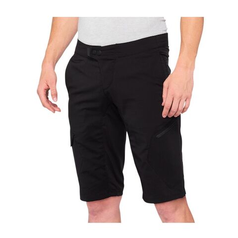 100% Ridecamp MTB Shorts Black / 34 [Open Box]