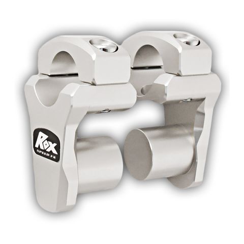 Rox Low Pro 1 3/4" Pivot Risers Clear Anodized [Blemished - Good]