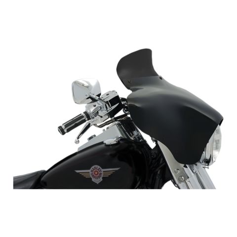 Memphis Shades Batwing Fairing Spoiler Windshield 5" Tall / Black Smoke Tint [Demo - Acceptable]