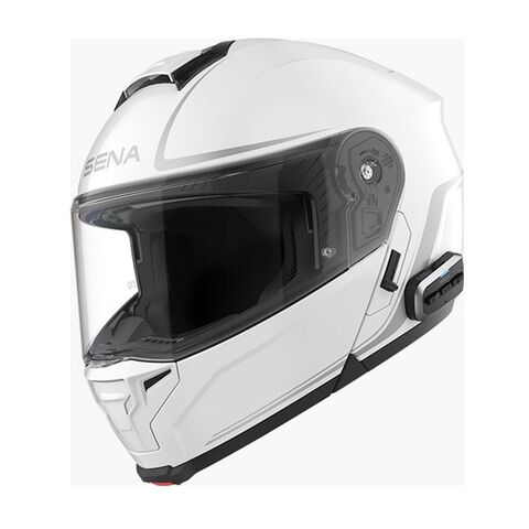 Sena Outrush 2 Mesh Bluetooth Modular Helmet White / MD [Open Box] MD / White [Blemished - Good]