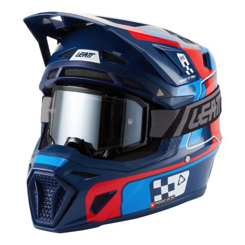 Leatt Moto 8.5 V27 Helmet w/ Velocity 5.5 Goggles