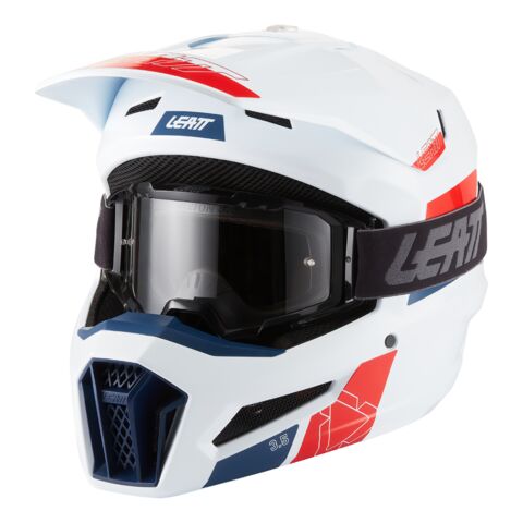 Leatt Moto 3.5 V27 Helmet w/ Vizion 3.5 Goggles