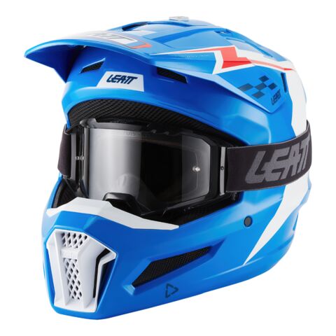 Leatt Moto 3.5 V27 Helmet w/ Vizion 3.5 Goggles