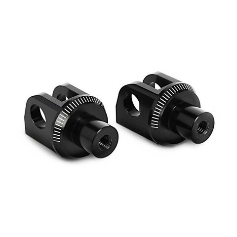 Puig Passenger Footpeg Mounts BMW F800GT / R1200R / R1250R / RS / R NineT Black [Blemished - Very Good]