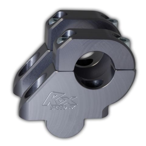 Rox 1 1/2" Barback Risers For 1 1/8" Bars Gunmetal Grey [Blemished - Good]