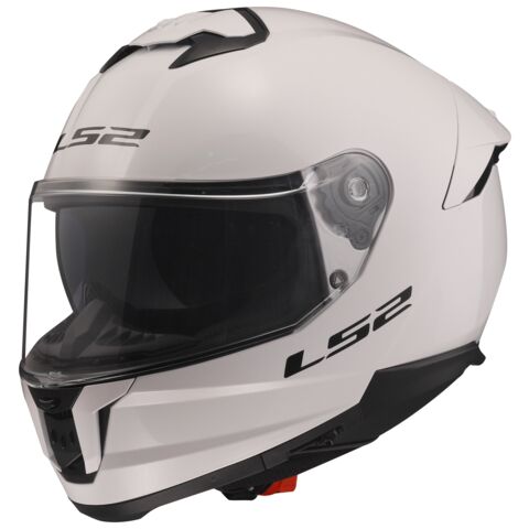 LS2 Stream II Solid Helmet  LG / Gloss White [Blemished - Good]