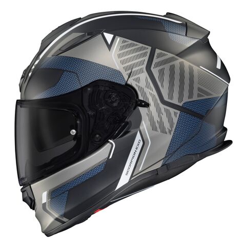 Scorpion EXO Ryzer Switch Helmet Black/Grey/Blue / SM [Open Box]