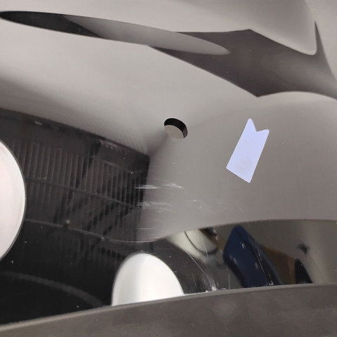 Memphis Shades Batwing Fairing Spoiler Windshield 6 1/2" Tall / Black Smoke Tint [Blemished - Very Good]