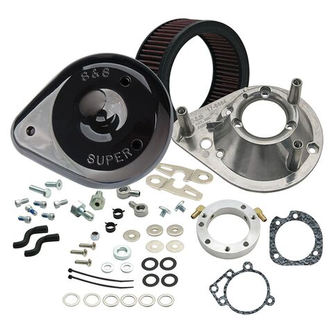 S&S Cycle Teardrop Air Cleaner Kit For Harley CV Big Twin 1993-2006 Black [Blemished - Very Good]