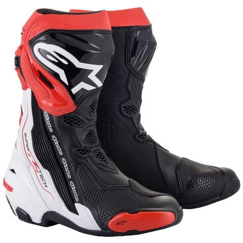Alpinestars Supertech R Boots Black/White/Red / 46 [Demo - Good]