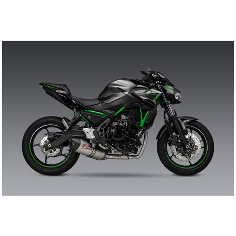 Yoshimura AT2 Race Exhaust System Kawasaki Ninja 650 / Z650 2017-2026 Stainless Steel/Carbon Fiber [Previously Installed]