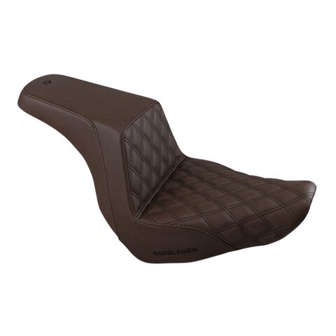Saddlemen Step-Up LS Lattice Stitch Seat For Harley Softail FXLR/S / FLSB 2018-2026 Black / Full Lattice Stitch LS [Blemished - Very Good]