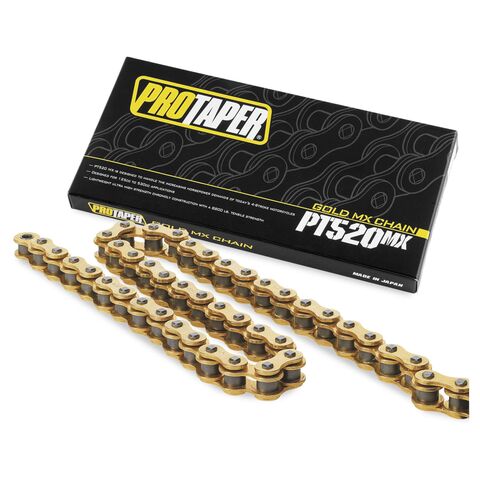 Pro Taper Gold Series PT 520 MX Chain 120 Links / Gold [Open Box]