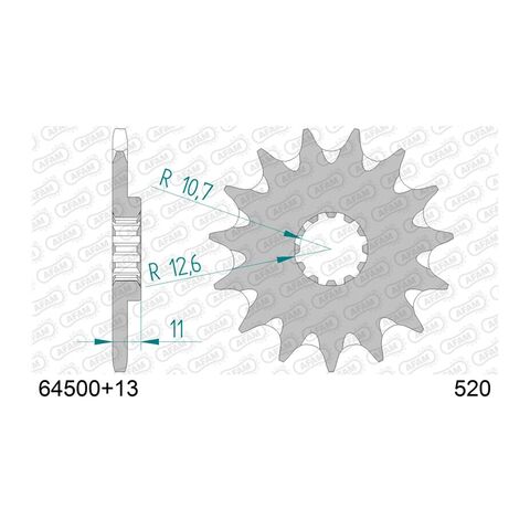 AFAM Self Cleaning Front Sprocket Husqvarna 250cc-510cc 2004-2013